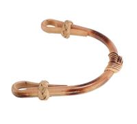 Baluue Rattan Teapot Handle Replacement, Detachable U-Shape Kettle Grip for 6-8Cm Ceramic and Cast Iron Pots, Rustic Tea Pot Accessory for Single-Serve Brewing