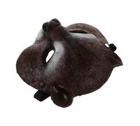 Baluue Realistic Squirrel Costume Mask Lightweight Animal Cosplay Mask for Halloween Carnival Party Masquerade Festival Unisex Half Face
