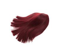 Baluue Realistic Wine Red Bob Wig: 12inch Short Synthetic Hair With Bangs - Straight Cosplay Head Wig Accessory For Women - Ideal For Cosplay/halloween