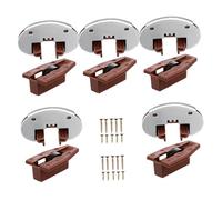 Baluue Repair Kit with Noise Reduction Plastic Tracks Silent Bottom Mount Glides for Kitchen Cabinets Easy Installation Furniture Rail Assembly for Smooth Drawer Operation and Maintenance