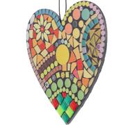 Baluue Resin Heart Hanging Ornament with Lanyard and Rhinestone Base, Party Decoration for Valentine’S Day, Wedding Wall and Home Hanging Accent Random Style