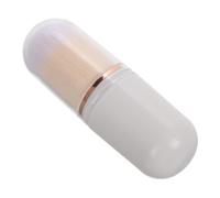 Baluue Retractable Mini Makeup Brush with Soft Bristles and Cover, Portable Travel Blush and Powder Brush Made of Plastic and Nylon for Easy On-the-go Application