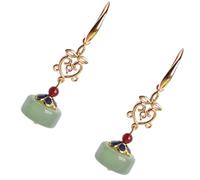 Baluue Retro Chinese Style Long Dangle Earrings, Vintage National Style Chic Ear Pendants for Women, Decorative Ear Accessories for Traditional and Modern Outfits