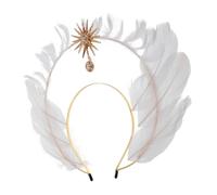 Baluue Retro Lolita Headband with for Halloween Parties and Cosplay Elegant Headpiece Accessory for Goddess and Bridal Looks