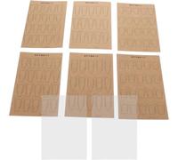 Baluue Reusable Double-sided Nail Art Learning Sheets with Pet Paper, Portable Design for Beginners, Versatile Practice Tool for Nail Art Hand-painting and Design Practice