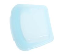 Baluue Reusable Silicone Medicine Pouch Portable Travel Pill Storage Bag Resealable Small Transparent Blue Container for Convenient Medication Carrying
