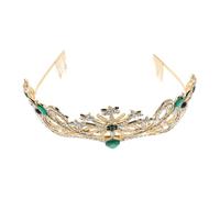 Baluue Romantic Wedding Tiara Bridal Crown Headband with Rhinestones Lightweight Comfortable Princess Hair Accessories for Brides and Birthday Queens Elegant Design
