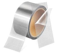 Baluue Screen Repair Tape Mesh Roll 5cm X 5m Grey - Strong Adhesive Window Screen Mesh Patch for Mosquito Net and Door Repair in Home and Garden