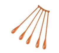 Baluue Shoe Horn Pp Material Long Handle 2pcs in 1 with Back Scratcher Shoe Helper Brown Easy to Carry and Protect for Pregnant Women and Elderly