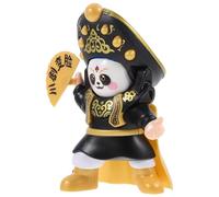 Baluue Sichuan Opera Face Changing Doll with 4 Faces Gold Color Beijing Opera Doll Figurine Chinese Traditional Collectible Figurine Tabletop Decor for Home and Office