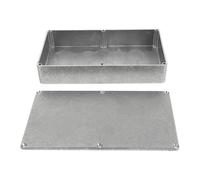 Baluue Silver Aluminium Stomp Box for Guitar Effects Pedal, Environmentally Friendly and Practical Aluminium Diecast Enclosure for Guitar Pedal Board Case Accessories