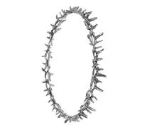Baluue Silver Thorn Crown Headpiece for Women Lightweight Metal Medieval Headband with Unique Design, Resistant to Deformation, for Masquerades and Themed Parties