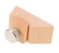 Baluue Small Hand Sanding Block for Wood and Leather Polishing Beech Wood Sandpaper Holder for DIY Finishing Versatile Grit Sanding Tool for Hand Use