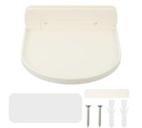 Baluue Smart Speaker Bracket Wall Mounted Abs White Holder | Universal Wall Mount Kit, Hanging Use Saves Space, Easy Install with Secure Fit for Google Nest Wifi and Network Hub