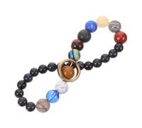 Baluue Solar System Beaded Bracelet Elegant Hand Chain with Natural Beads Universe Wristband for Men Women for Valentine Day Birthdays Anniversaries