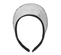 Baluue Sparkly Cowgirl Hat with Silver Laser Disco Ball Design, Glittery Western Party Cap for Club Dance and Outdoor Events, Retro Disco Hair Accessory for Women