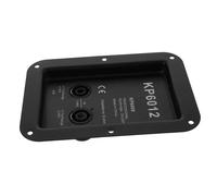 Baluue Speaker Terminal Plate with Iron Base Stable Speaker Wire Connector Holder for Home Theater Stage Audio Equipment Secure Binding Post Cup for Loudspeaker Wiring