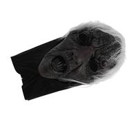 Baluue Spooky Halloween Witch Mask for Adults Comfortable Breathable Lightweight Scary Face Cover with Realistic Tongue Reusable Cosplay Prop for Masquerade Party and Horror Dress Up