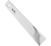 Baluue Stainless Steel Glue Spreader Handheld Glue Applicator Craft Board Scraper for Leathercraft DIY Medium Size Flat Edge Tool