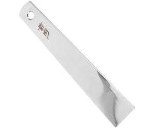 Baluue Stainless Steel Glue Spreader Handheld Glue Applicator Craft Board Scraper for Leathercraft DIY Medium Size Flat Edge Tool