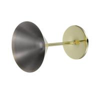 Baluue Stainless Steel Martini Goblet with Gold Plating, 150ml Metal Cocktail Cup for Party Drinks, Bar Shot Glass Suitable for Entertaining and Home Use