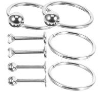 Baluue Stainless Steel Nose Rings for Women Featuring Adjustable Tightness and Easy to Put or Take, Stylish Nose Jewellery for Daily Wear or Special Occasions