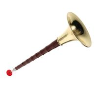 Baluue Suona Practice Instrument Resin Suona with Abs Material High Strength Anti-corrosion Crack-resistant Traditional Chinese Wind Instrument Gold for Beginner Music Practice