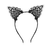 Baluue Tabby Cat Costume Accessory Women Cat Ears Hairband Christmas Headband Masquerade Party Headband and Tail
