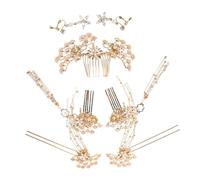 Baluue Traditional Hanfu Head Ornament Hairpin Chinese Bridal Accessories Elegant Pearl Headpiece