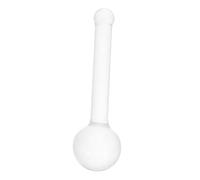 Baluue Transparent Crystal Grinding Pestle Large Round Head Non-slip Muller for Mixing Paint Pigments and Minerals High-temperature Resistant Hand Tool for Lab Pharmacy and Home Use