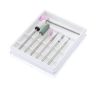 Baluue Tungsten Steel Manicure Drill Bits Set 14pcs Nail Art File Bits Pedicure Drill Accessories for Professional Nail Salon and Home Use