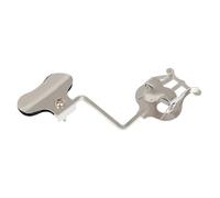 Baluue Universal Portable Music Score Rack Sheet Clip Made of Lightweight Iron with Silver Finish, Simple Style Music Score Holder Suitable for Orchestral and Keyboard Instruments