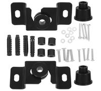 Baluue Universal Studless Drywall TV Wall Mount Bracket for 12-80 Inch Flat Screens, Aluminum Fixed TV Hanger with Hardware, Large Screen LED Monitor Wall Mount for Living Room