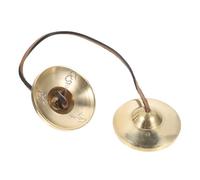 Baluue Vintage Copper Tingsha Cymbals Bell Small Handheld Percussion Instrument for Meditation Yoga and Religious Ceremony Lightweight and Portable Singing Bell Sound for Spiritual