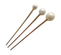 Baluue Vintage Metal Hair Chopsticks Pearl Hair Sticks Chinese Style Hairpin Woman Hairpin Elegant Headpins for Long Daily Wear Special Occasions