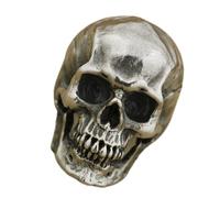 Baluue Vintage Skull Ring for Men Retro Carved Crack Design Alloy Jewelry Funny Halloween Accessory and Eye-catching for Street Photos and Creative Souvenirs