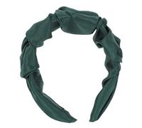 Baluue Vintage Twisted Hair Band for Women Elegant Boho Headband for Daily Wear Parties and Beach Retro Fabric Hair Accessory Dark Green