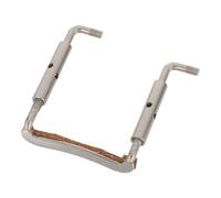 Baluue Violin Chin Rest Clamp Screws Silver Metal Integrated Design Quick Adjustment Replacement Parts DIY Fittings for Enhanced Stability and Comfort