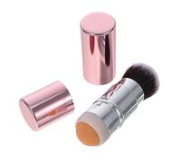 Baluue Volcanic Stone Oil Absorbing Roller Stick and Makeup Brush Dual-end Design for Skin Care and Easy Application Portable Facial Roller for Oily Skin