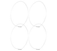 Baluue Washing Machine Door Seal Easy DIY Installation Stainless Steel Spring Clamp with Retaining Ring 4pcs Prevent Foam Overflow for Front Load Washer Boot Seal Suitable for Home