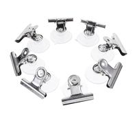 Baluue Window Suction Clamps 8 Pcs Heavy Duty with Stainless Steel and Plastic Clips, Strong Suction Cups Leaves No Marks or Residue for Windows and Fiberglass