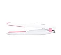 Baluue Wireless Hair Curler Cordless Hair Straightener USB Rechargeable Mini Travel Size Pearl White for Women and Men