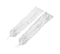 Baluue Women Long Fingerless Evening Gloves Unique Sequin Design in Silver, 1920s Retro Style Polyester Elbow-length Dress up Gloves for Themed Parties and Weddings