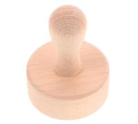Baluue Wooden Tart Tamper Dough Press Tool with Beech Handle Pastry Shaper for Egg Tarts Baking Tool for Kitchen Accessories