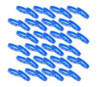 Baluue Wristbands Fit 50pcs Graduation Blue and Silicone Festival with Nondeforming Flexible Design for High School Students and Boys