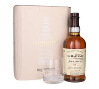 Balvenie 12 Year Old DoubleWood Single Malt Scotch Whisky - Glass Gift Pack, 70cl
