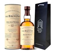 BALVENIE - DoubleWood 12 Year Old Single Malt Scotch Whisky & Gift Bag - 70 cl - Matured in Two Distinctive Oak Casks - Complex, Yet Rich & Smooth - Vanilla Spiciness & Honeyed Depth - 40% ABV