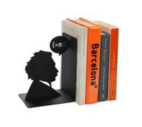 Balvi Bookend Einstein Colour black Decorative bookend with iconic Albert Einstein figure Iron 17 cm