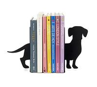 Balvi Bookend Teckel Colour black Dog shaped Support for books 2 units Metal