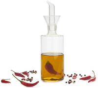 Balvi Borosilicate Glass Chilli Figure Inside Spicy Flavour Non Drip No Mess Oil And Vinegar Pourer